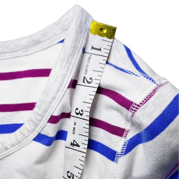 Talbots Multicolor Striped Long Sleeve Top - Picture 8 of 12